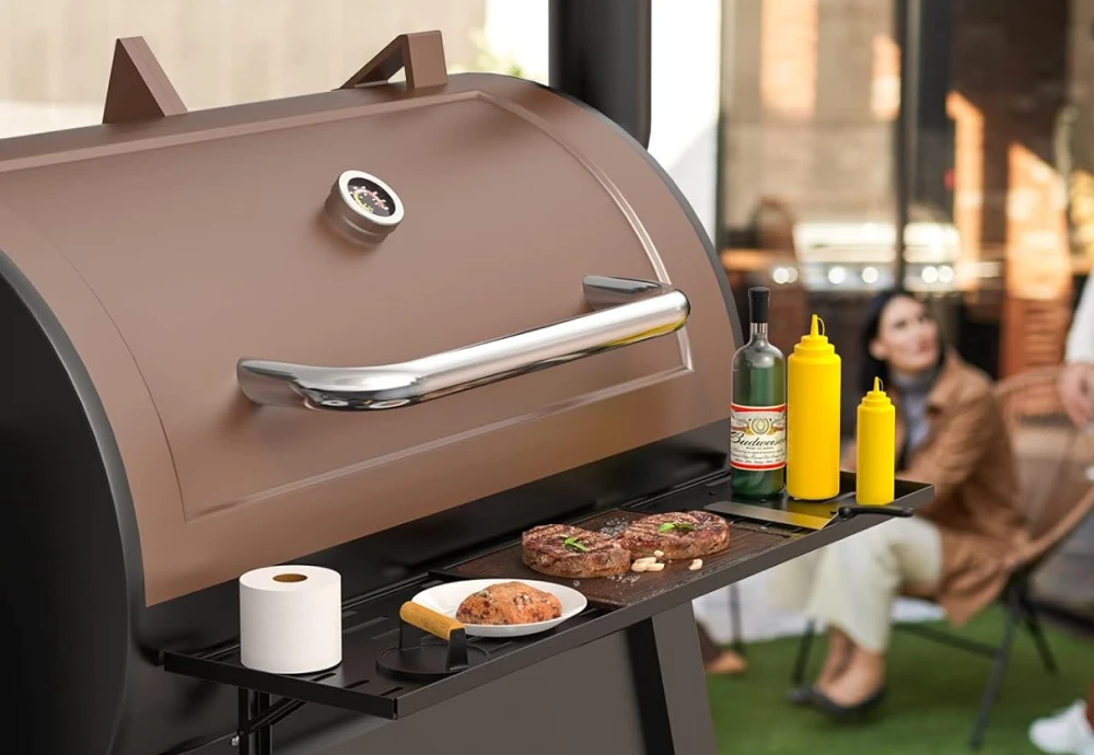 combination charcoal grill and smoker